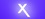 Purple rectangle with X logo